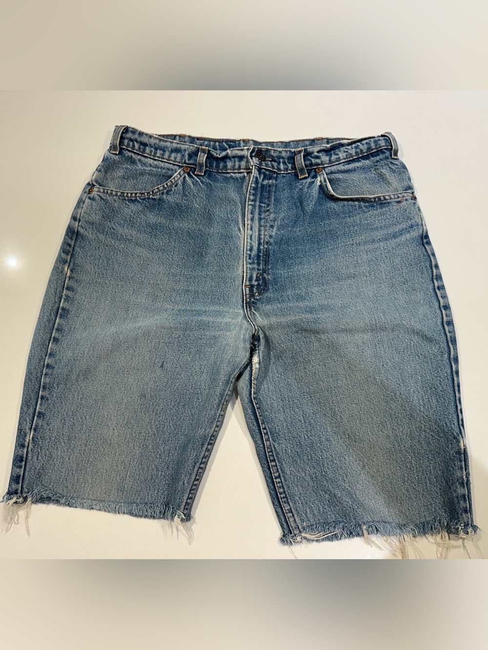 Vintage 1993 Levi’s Orange Tab Cutoff Jean Shorts